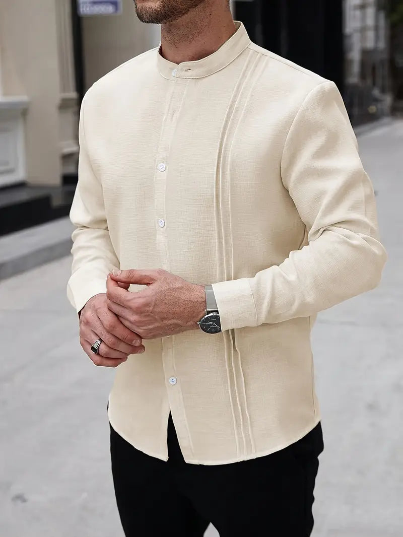 🧥 Camisa Clásica de Manga Larga – Estilo que se Siente 👌✨