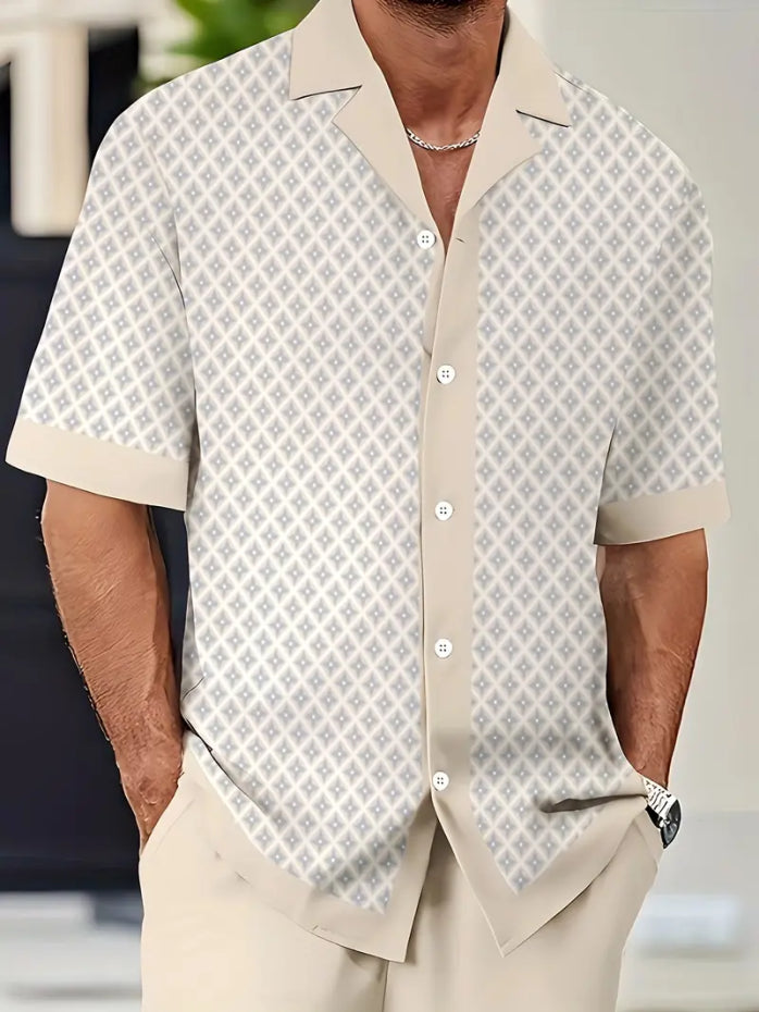 Camisa "Élite Urbana" – Elegancia Atemporal con Toque de Estilo 💼✨