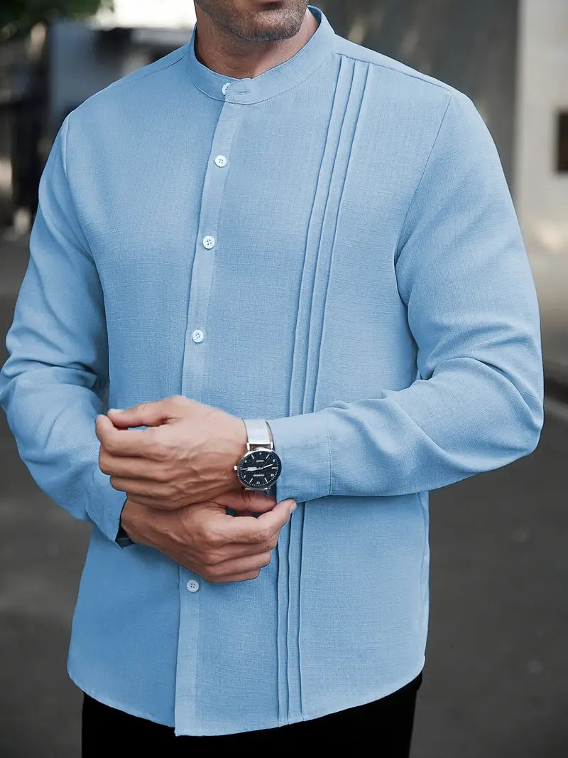 🧥 Camisa Clásica de Manga Larga – Estilo que se Siente 👌✨