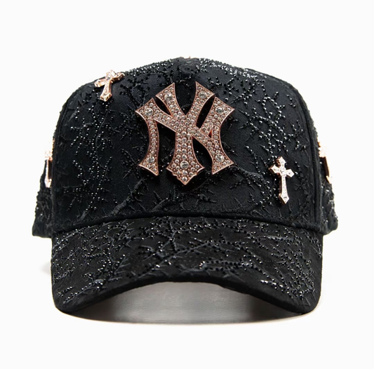 ✨Gorra NY Oro Rosa: Elegancia que Brilla