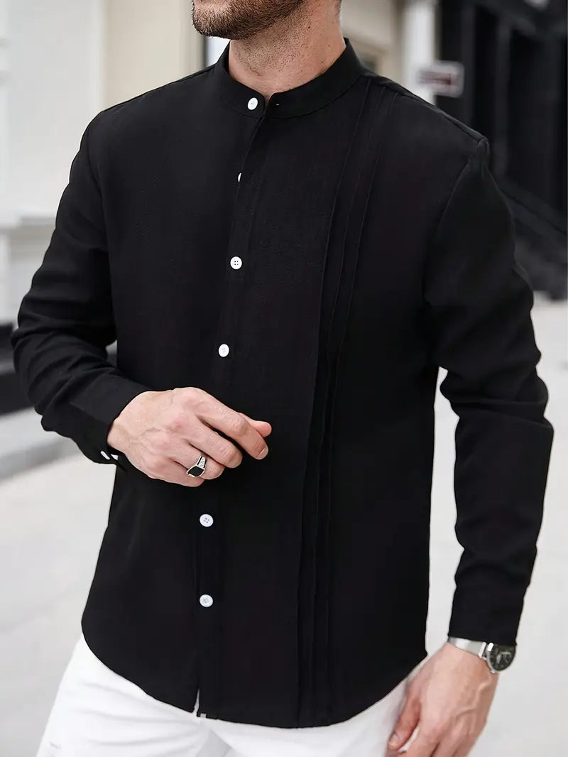 🧥 Camisa Clásica de Manga Larga – Estilo que se Siente 👌✨