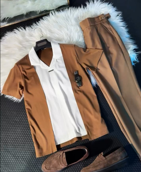 CONJUNTO POLMA👔✨ Elegancia Completa en un Solo Paso 👞👖