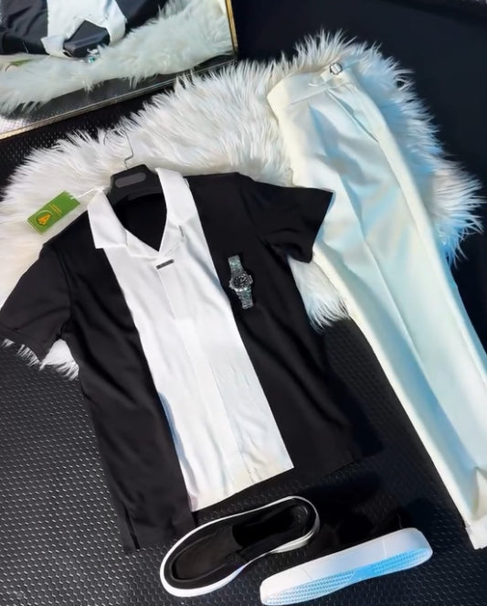 CONJUNTO POLMA👔✨ Elegancia Completa en un Solo Paso 👞👖